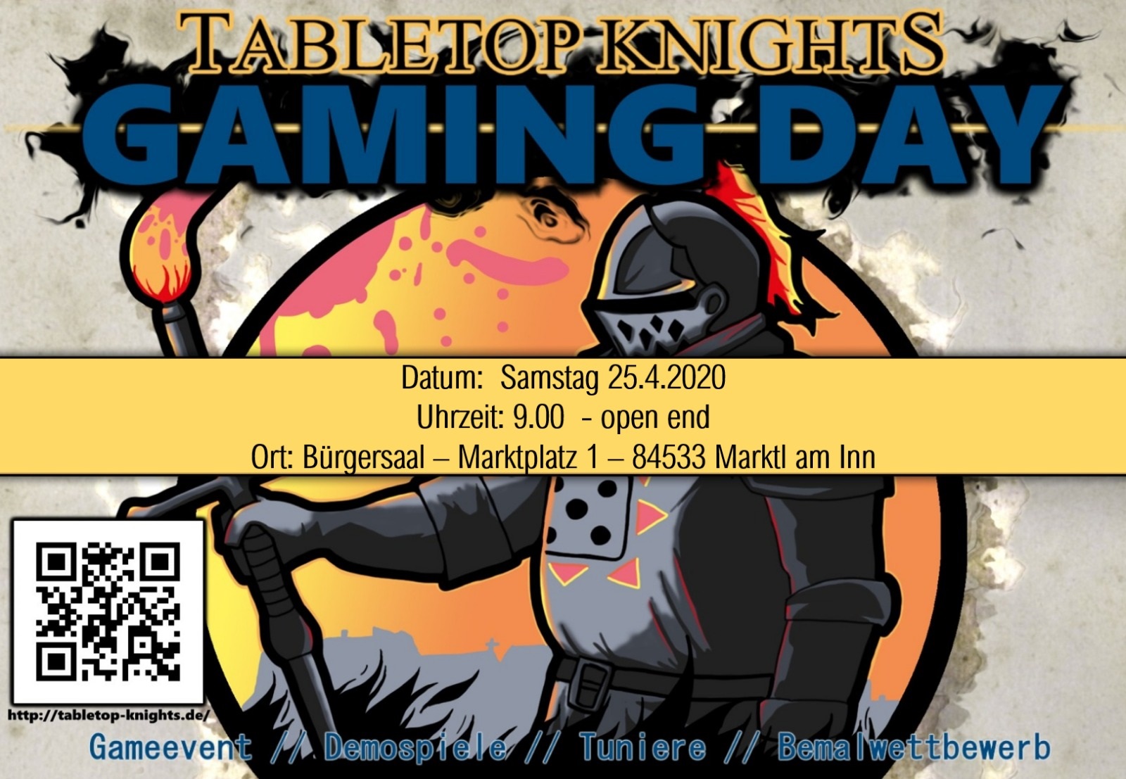 Tabletop Knights Gaming Day