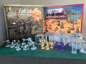 Zwei Starterboxen - Fallout Wasteland Warfare und Masters of the universe Battleground